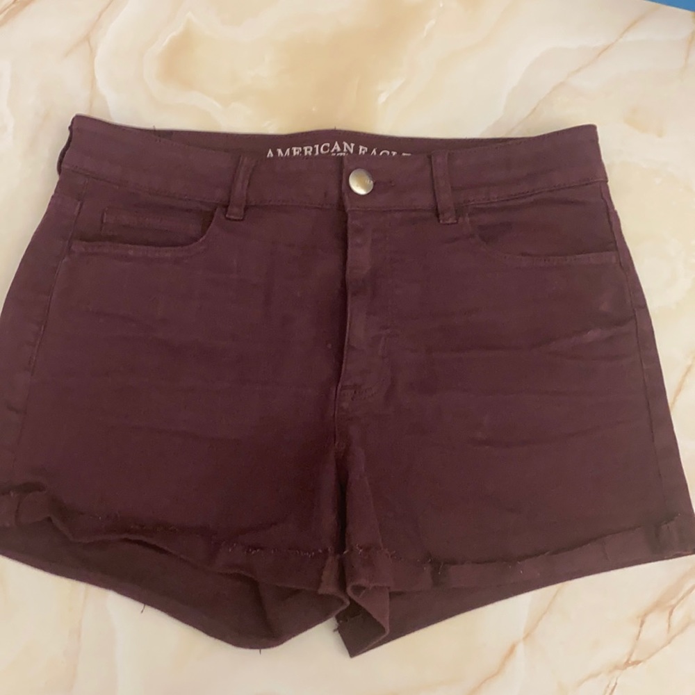 American Eagle Hi-Rise Shortie shorts